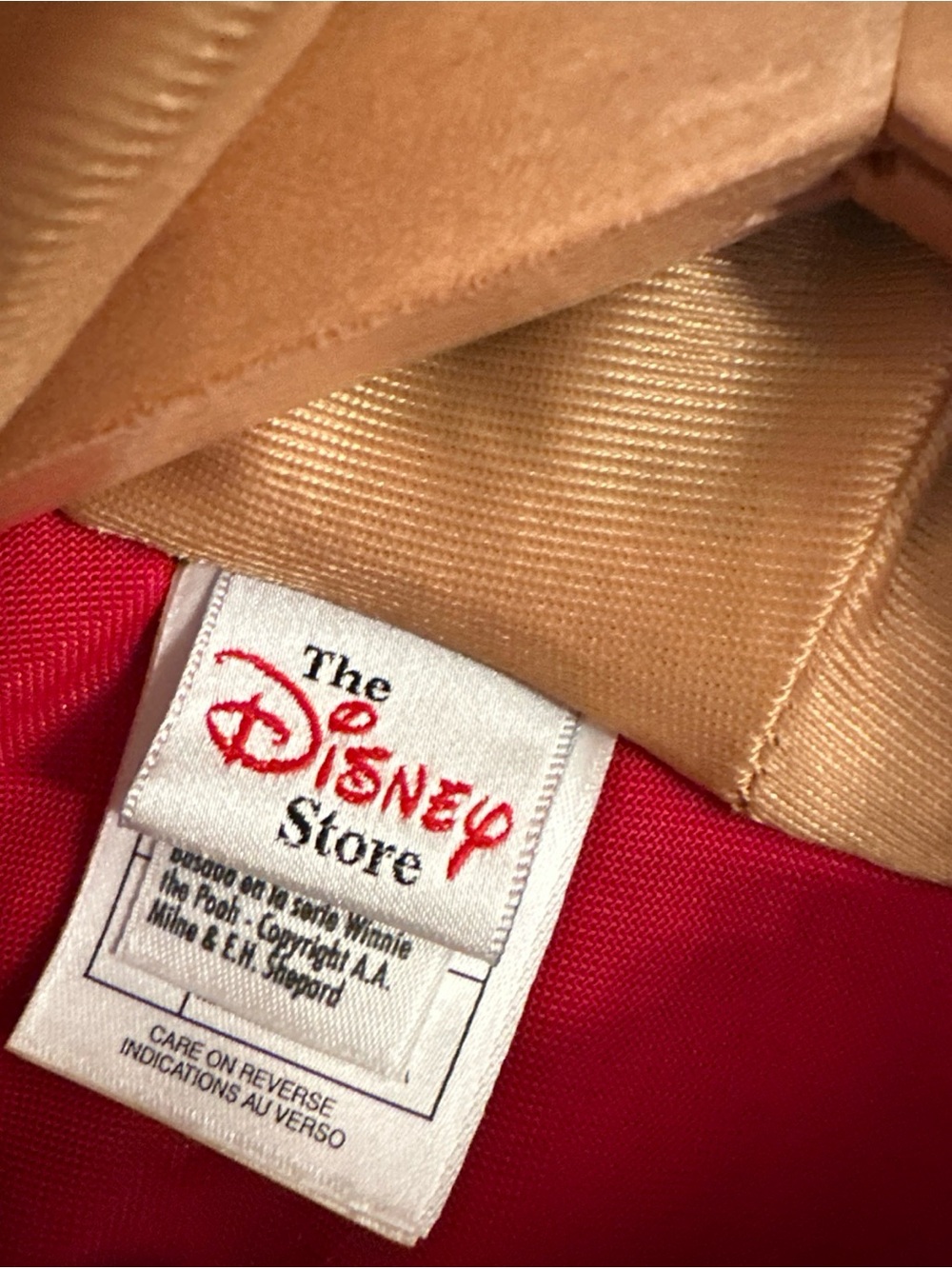 Vtg THE DISNEY STORE WINNIE THE POOH BEE Halloween Costume Size 18/24 Months - Picture 5 of 8